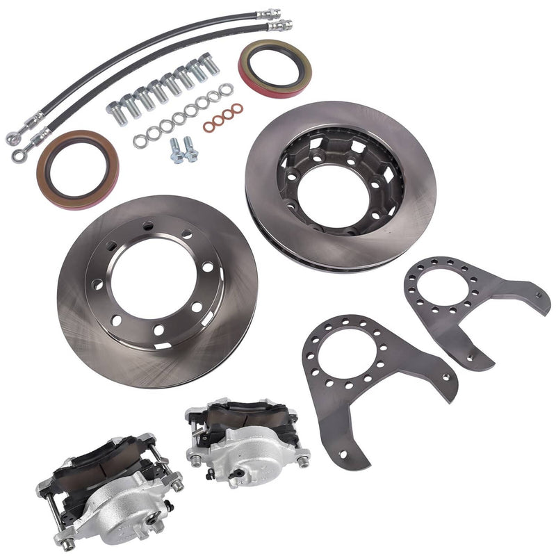 14 Bolt Complete Disc Brake Conversion Kit 10.5 SRW for GM 1973-1988
