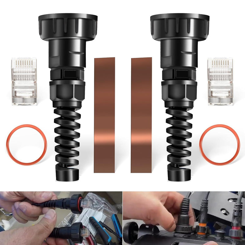 010-10603-00 Replacement Marine Network Cable Connector for Garmin RJ45 2 Pack