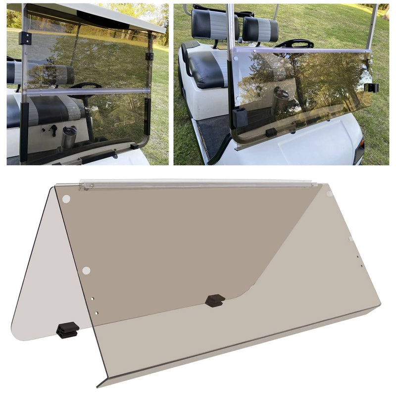 Golf Cart Tinted Folding Windshield Windscreen for Yamaha G14 G16 G19 1995-2003