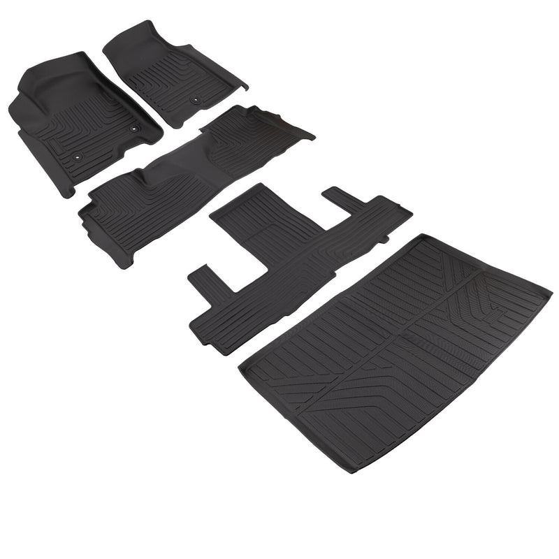 2nd Row Bucket Floor Mats Liner for Chevrolet Suburban GMC Yukon XL 2021-2025