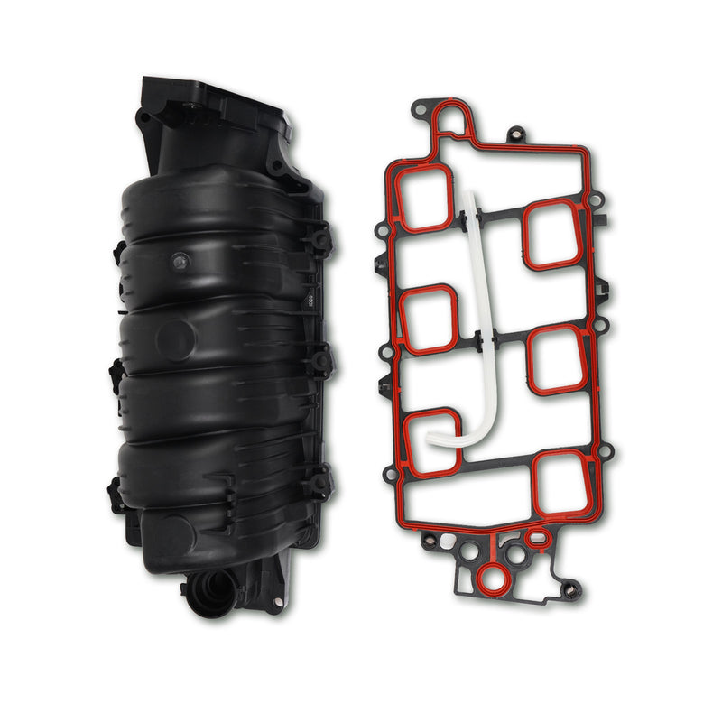 Black Upper Intake Manifold + Gasket for Chevy Buick Olds 3800 3.8L V6 95-05