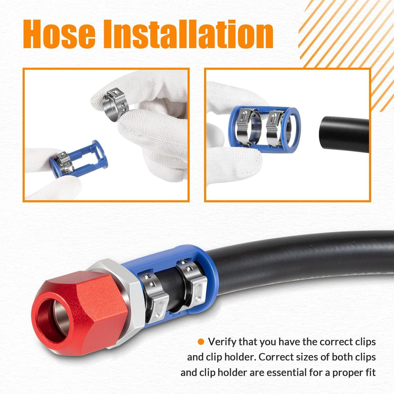 800-670 A/C Line Splice Kit for 5/8 Line With No.10 Hose Line to Hose Repair