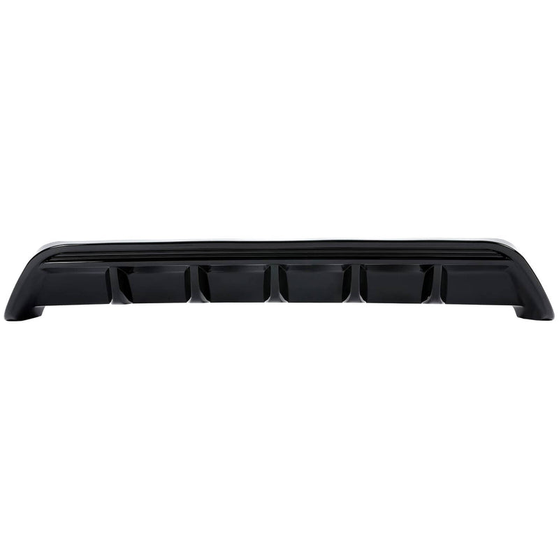 DURAFORCE Shark Fin Rear Bumper Diffuser Glossy Black for Toyota Camry SE XSE 2018-2023