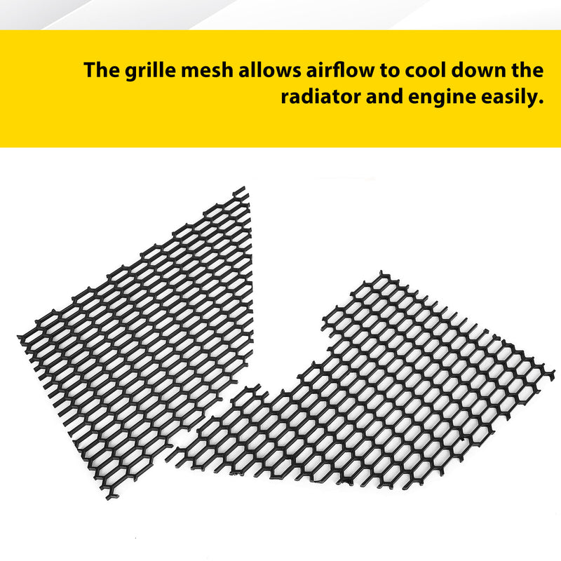 Front Radiator Grill Mesh Guard Insert Covers for Chevy Corvette C8 2020-2024