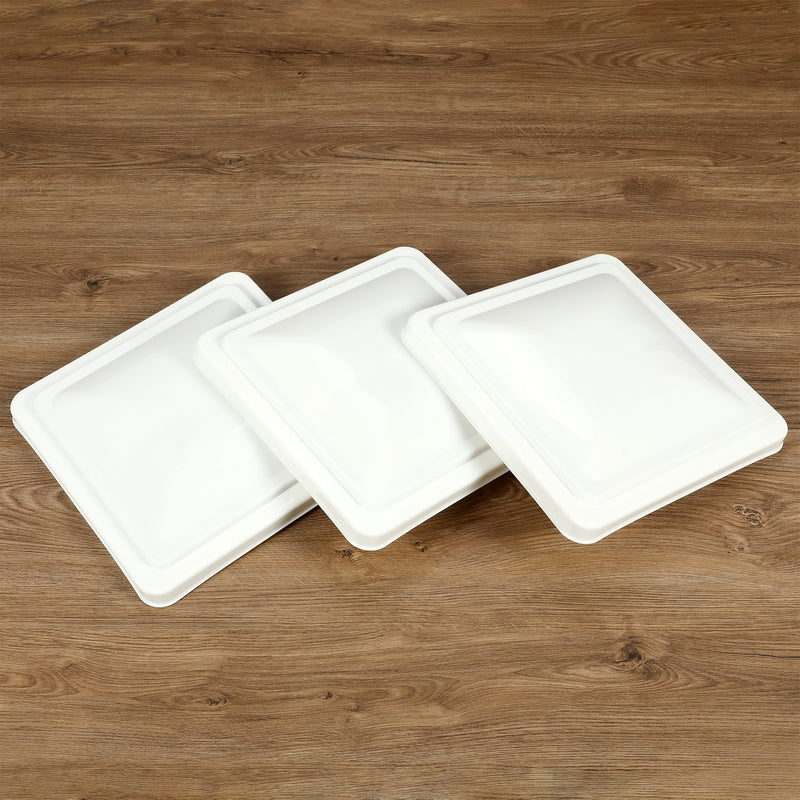 3 pcs White 14" x 14" RV Roof Vent Cover Trailer Fresh Air Construction