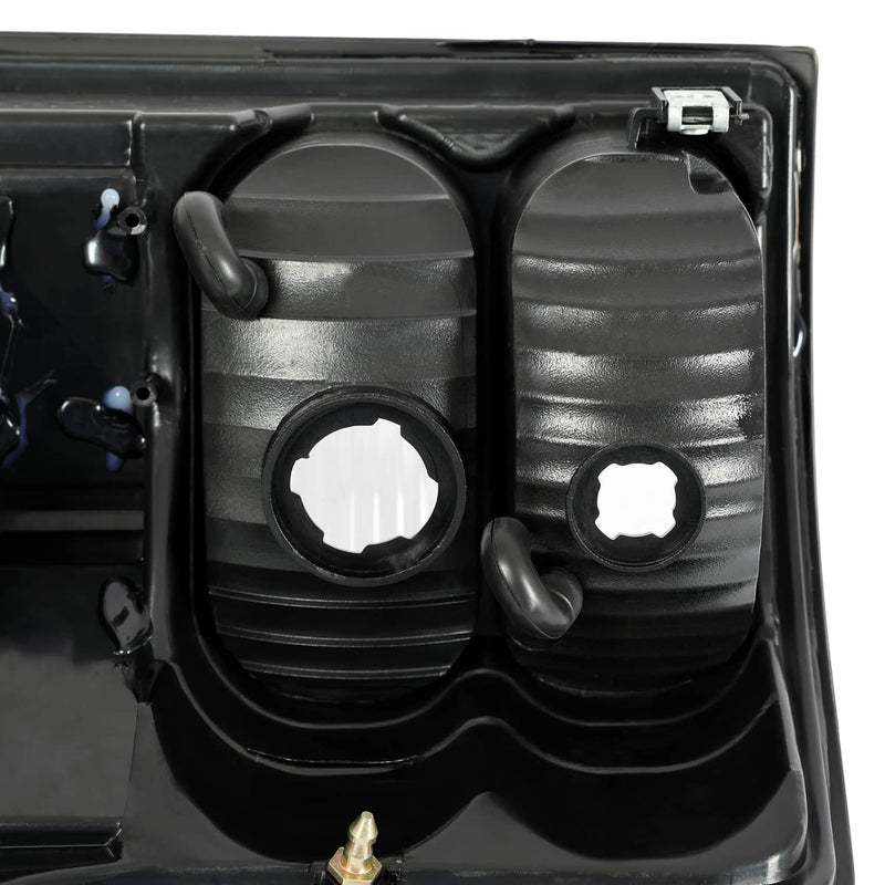 DURAFORCE Full LED Tail Lights Left+Right Black for Toyota Tundra 2007-2013 Pair Set