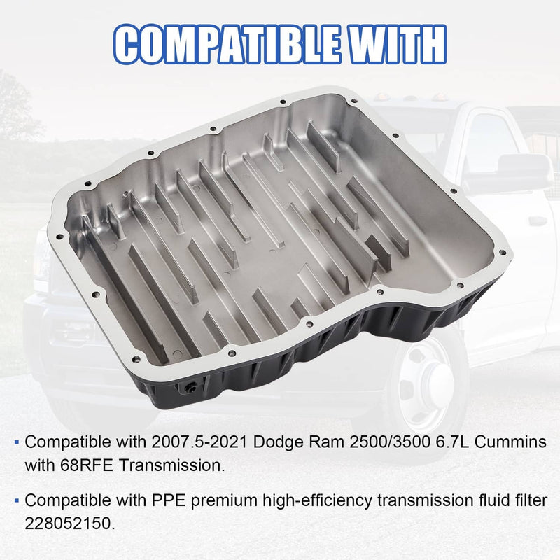 68RFE Transmission Pan Deep for Ram 6.7 Cummins Diesel 2007-2025