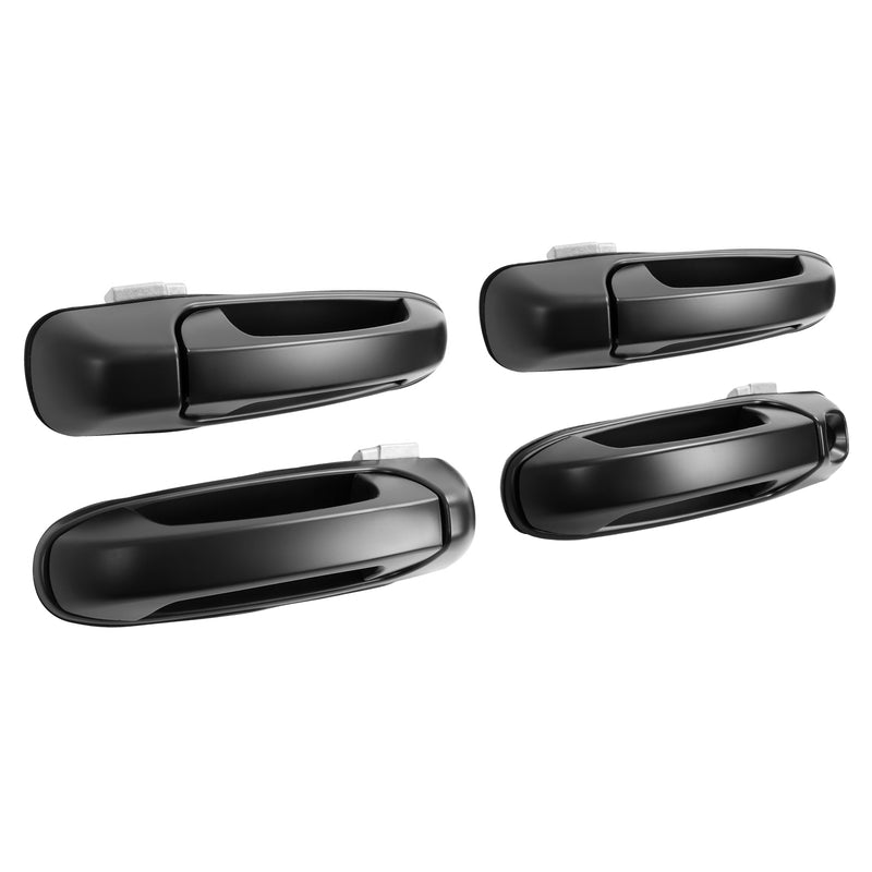 Exterior Door Handle Set for Dodge Ram 1500 2002-2011 Front Rear 4 Pieces