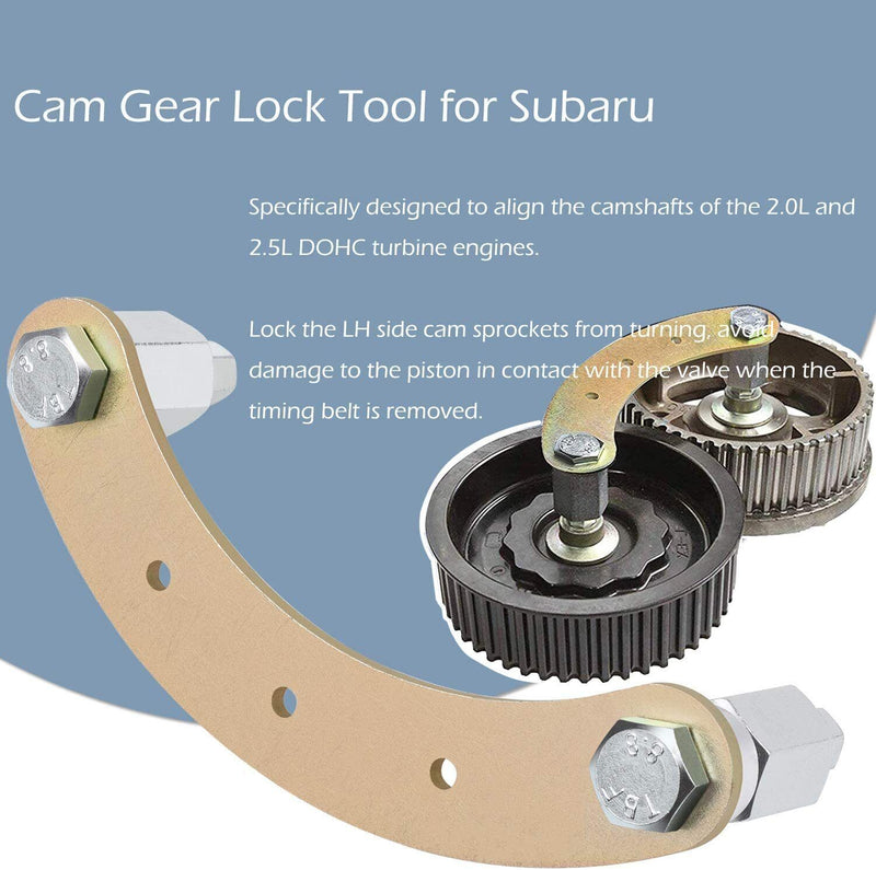 Intake Exhaust Cam Sprocket Crank Pulley Gear Lock Tool Screw Kit for Subaru STD