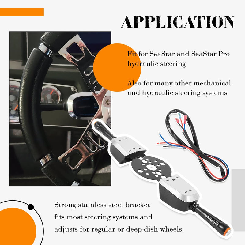 PT2000-1P Bezel Control Switch Dua Blinker Trim Jack Plate for Seastar Hydraulic