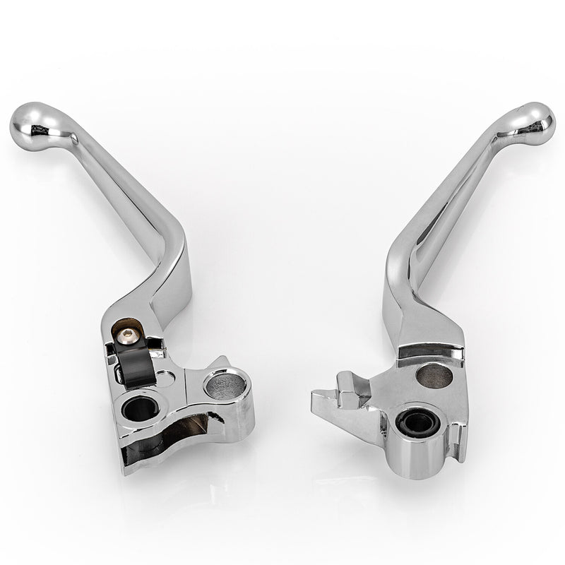 Chrome Wide Hand Levers for Harley Sportster Softail Dyna Street Glide Road King