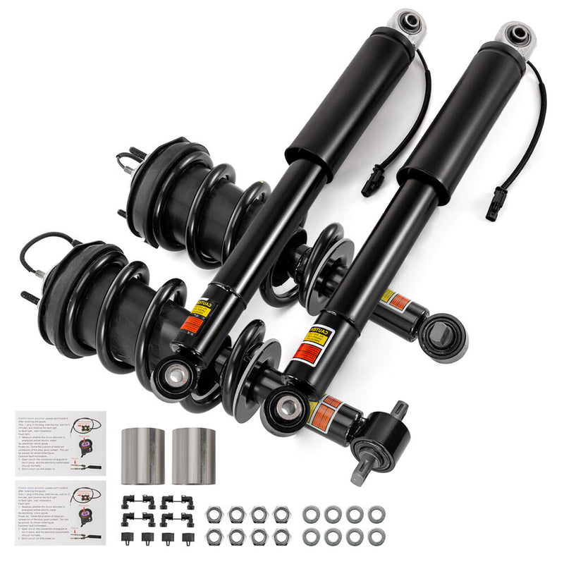 Front Strut Rear Shocks for Chevy Silverado GMC Sierra 1500 15-18 4Pcs Set