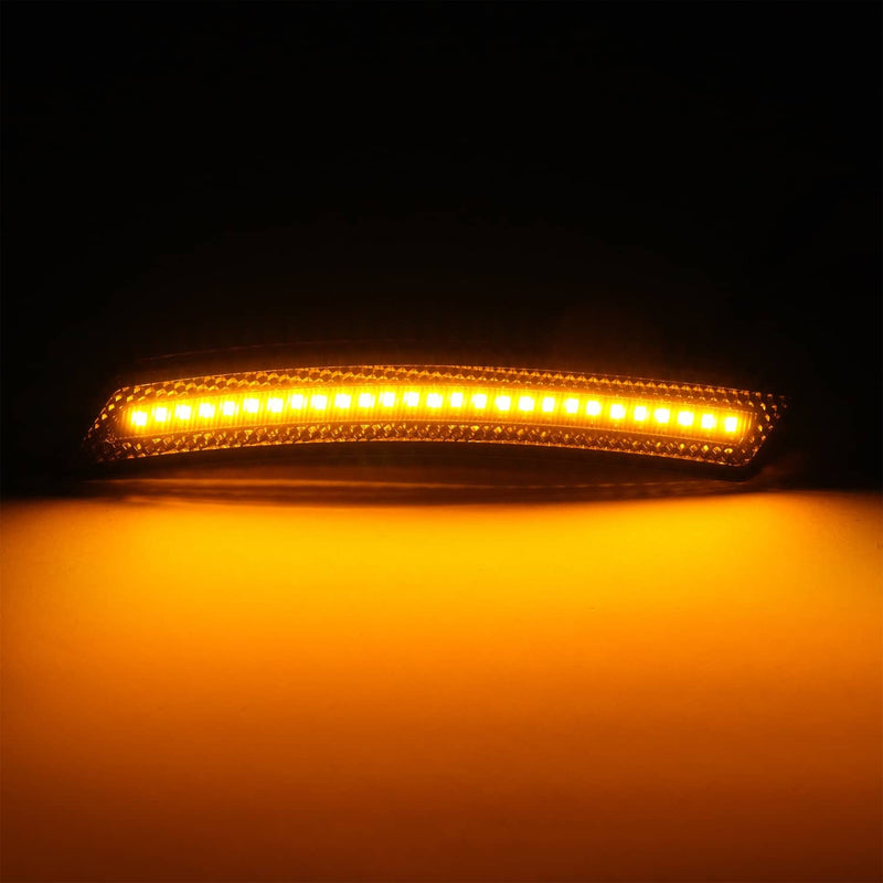 DURAFORCE Front Rear Full LED Fender Side Marker Lights for Mini Cooper R55 R56 R57 07-16