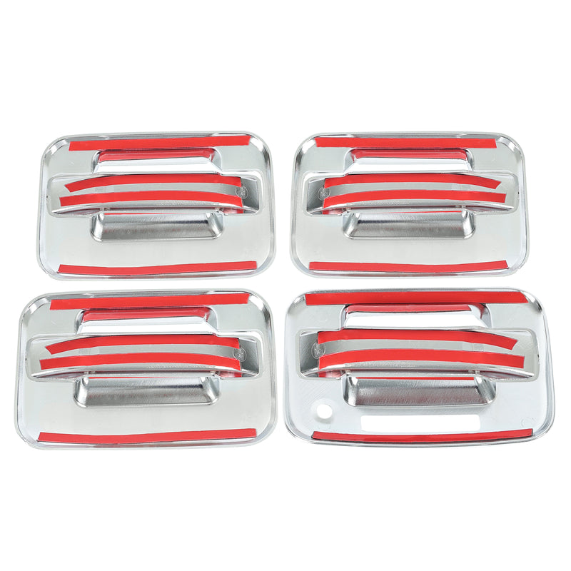 Door Handle Cover for Ford F-150 F150 4DR Crew Cab 2004-2014 Chrome ABS Keypad