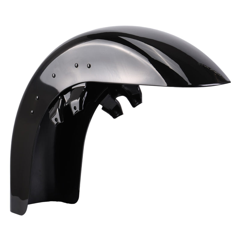 Vivid Black Front Fender for Harley Touring Street Road Glide 1989-2013