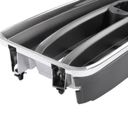DURAFORCE Front Chrome Shell Grille with Gray Insert for Subaru Forester 2003-2005