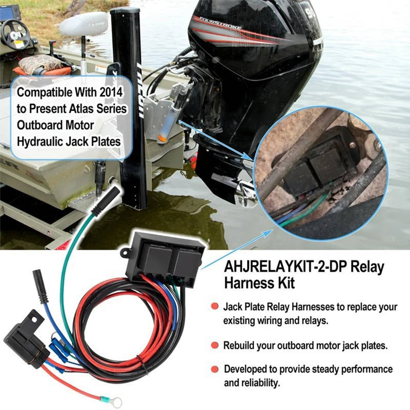 Atlas Replacement Marine Relay Harness Hydraulic Jack Plate AHJRELAYKIT-2-DP