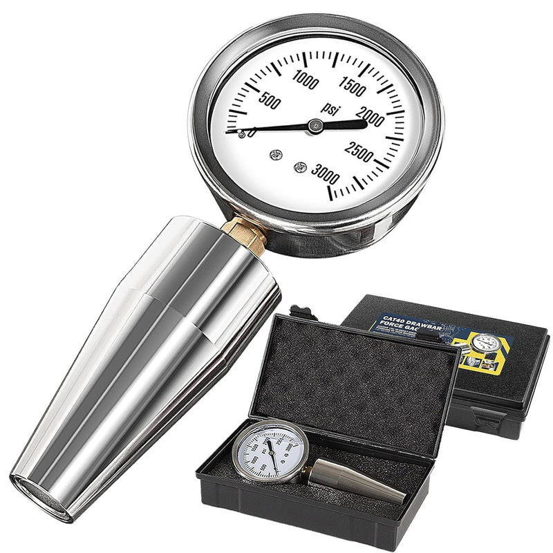 Drawbar Force Gage Spindle Force Test Gauge for CAT40 or BT40 CNC Machines