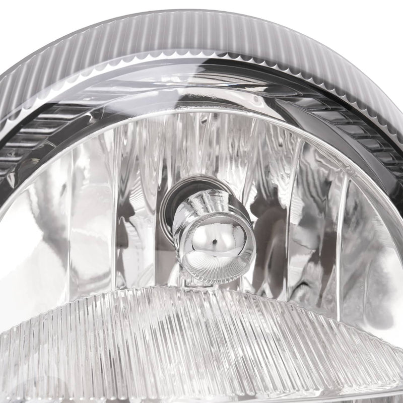 DURAFORCE Left Driver Side Headlight Assembly Clear for Ford Thunderbird 2002-2005 W/Bulb
