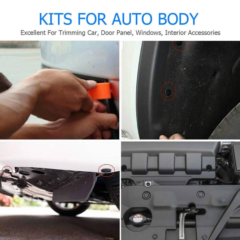 750 Pcs Car Retainer Clips Auto Fasteners Push Trim Pin Rivet Bumper Kit