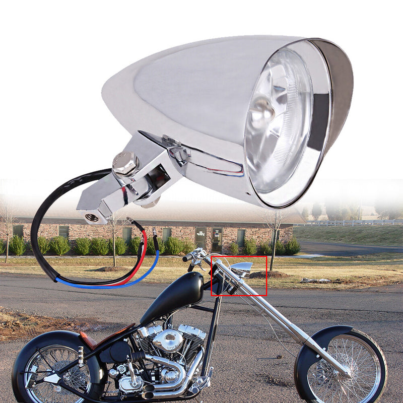Bullet Headlight for Harley Dyna Sportster XL Softail Bobber Chopper