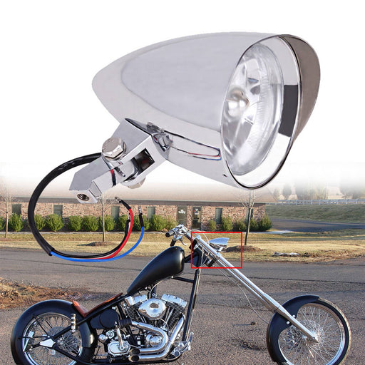 DURAFORCE Bullet Headlight for Harley Dyna Sportster XL Softail Bobber Chopper
