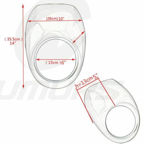 Headlight Fairing Mask Black 39mm Fits for Harley Sportster Dyna FX XL 1973-2024
