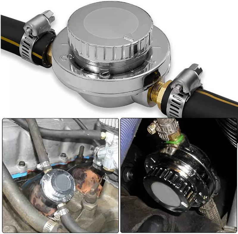 Universal 1-6 PSI Adjustable Fuel Pressure Regulator Kit for Carburetor