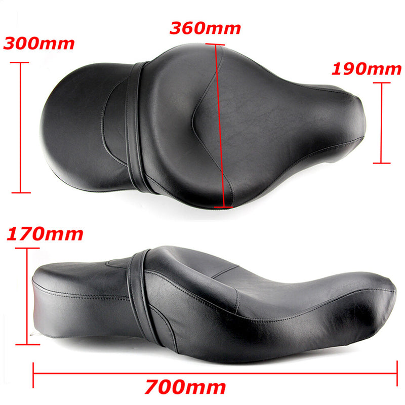 Driver Passenger Two-Up Seat for Harley Sportster XL Iron 883 1200 Custom