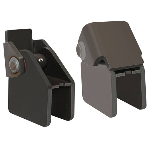 DURAFORCE Weld-on Dump Truck Trailer Hinge Heavy Duty Steel Fits 2" Rectangular Tube 2 Pac