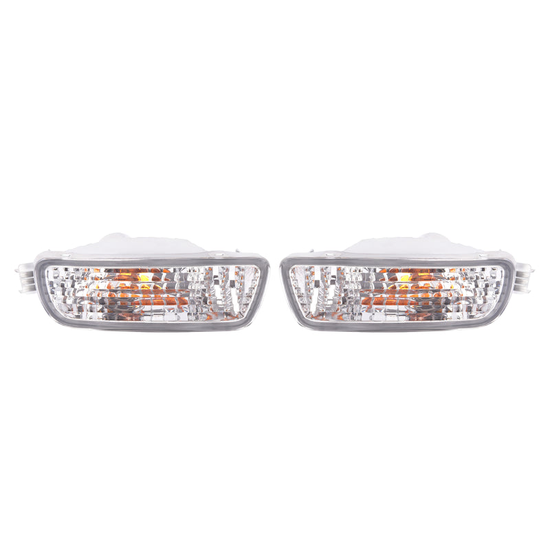 Pair Bumper Turn Signal Lights for Toyota Tacoma 2001-2004 Driver Passenger Side