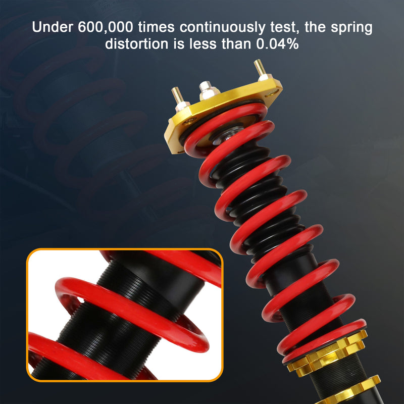 4PCS Coilovers Struts Suspension for 88-99 Toyota Corolla E100 AE101 Adj Height