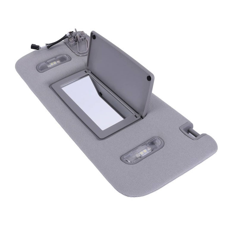 Sun Visor with Light for Chevrolet Suburban Tahoe 2015-2019 Left Driver Side Gra