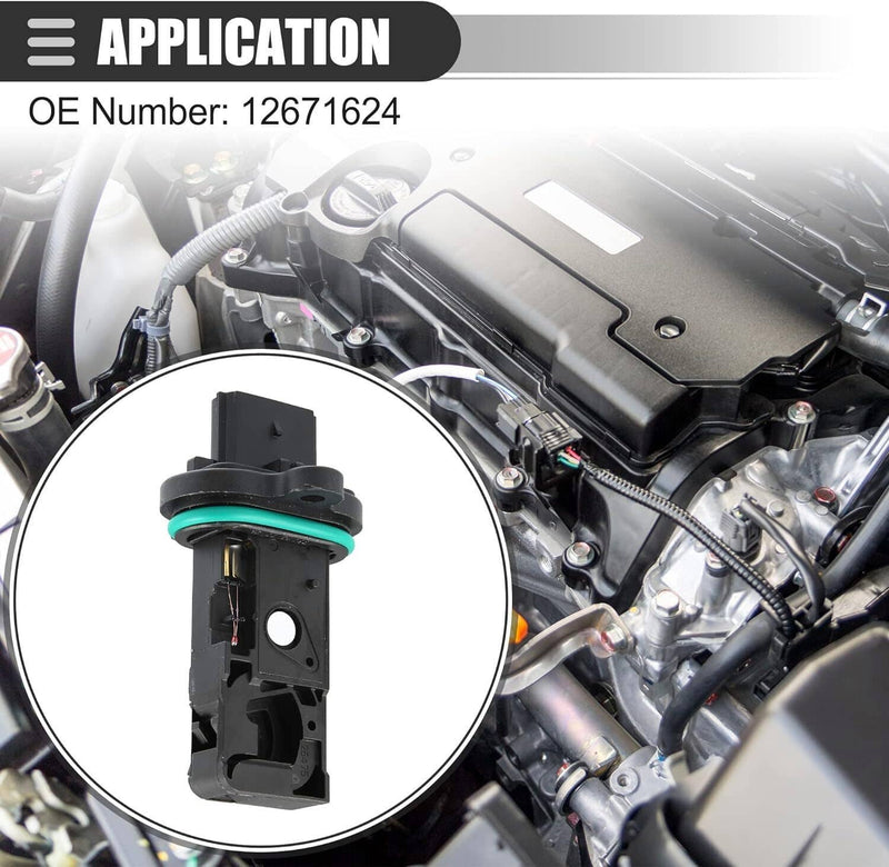 0280218419 Air Flow Sensor Meter for Chevrolet Cruze 2017-2019 1.4L 1.8L Black