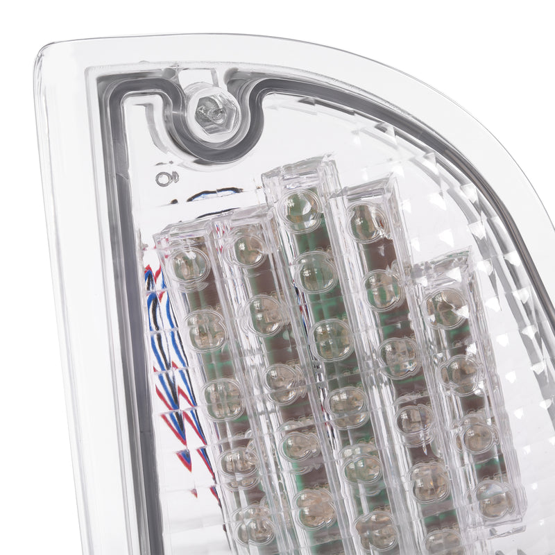 Clear LED Turn Signal Lights for Kenworth KW K300 T300 T330 T600 86-08 Pair