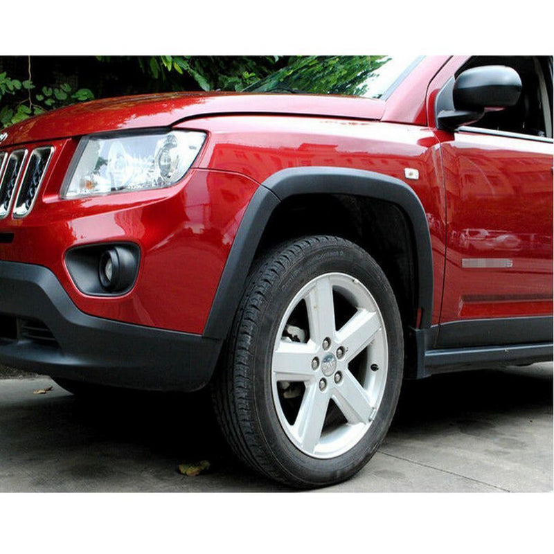 Wheels Fender Flares Cover Protector Molding for Jeep Compass 2011-2018 10PCS