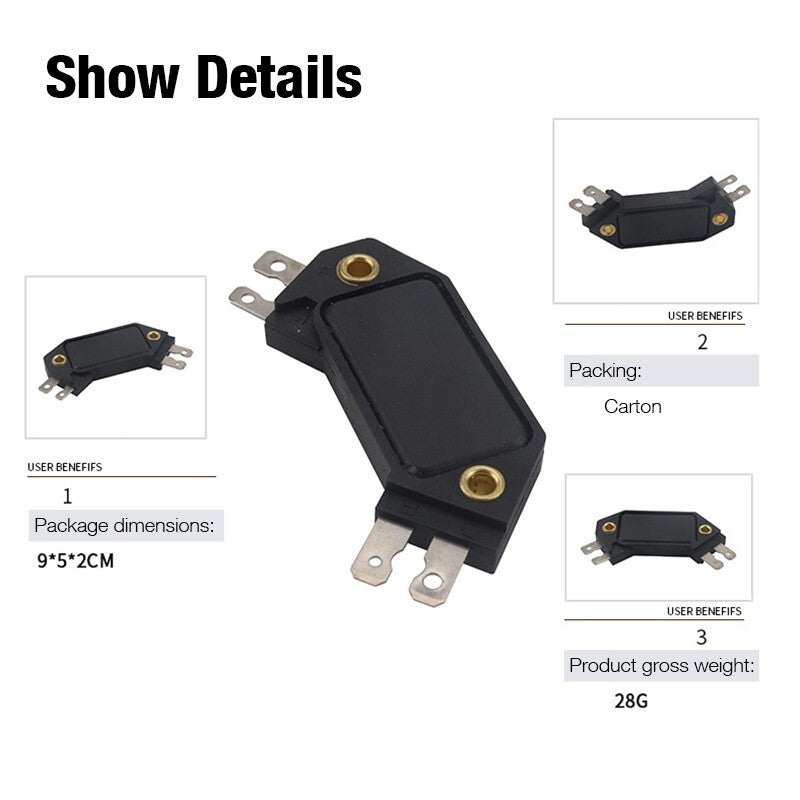 Ignition Module HEI 4 Pin for GM 1974-88 Chevy Pontiac Olds Buick LX301 D1906HT