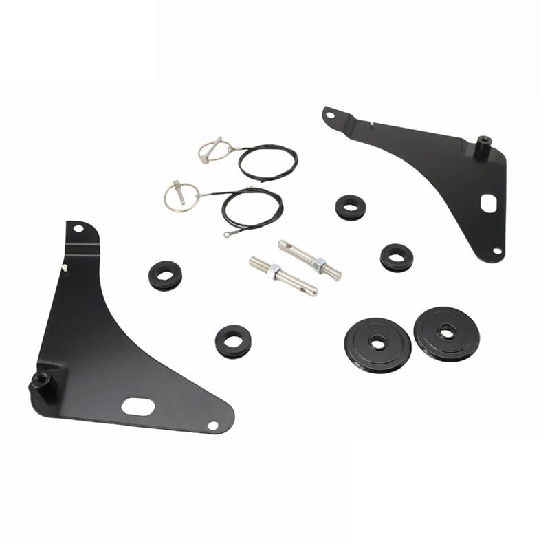 Hood Pin Pins Kit Stainless 82214260AC for Dodge Challenger 2008-2023 Black