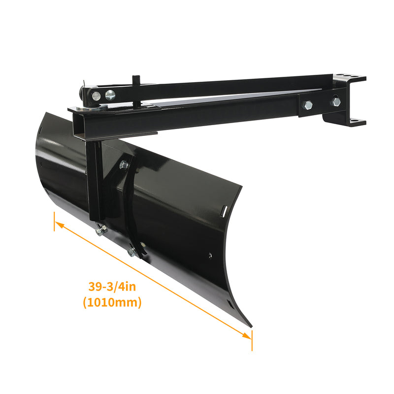 40'' Adjustable Sleeve Hitch Tow Behind Rear Scrape Blade for ATV UTV Tractor