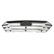 DURAFORCE Front Upper Lower Bumper Grille Set for Hyundai Santa Fe Sport 2013-2016
