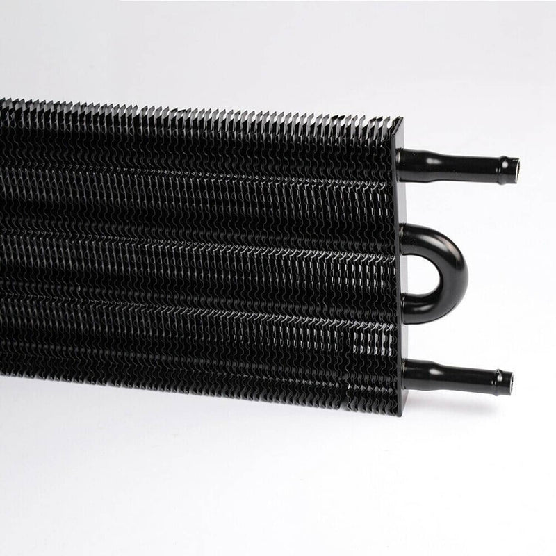 Transmission Oil Cooler Hose Mounting Kit 4 Row Radiator Auto Manual Aluminum