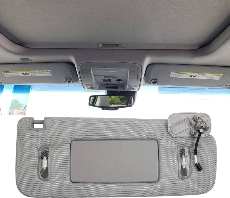 23459643 Right Side Sun Visor for Chevrolet Silverado 1500 2500 3500 2015-2019