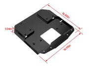DURAFORCE Spare Tire Carrier Relocation Bracket No Drilling for Jeep Wrangler JL 2018-2026