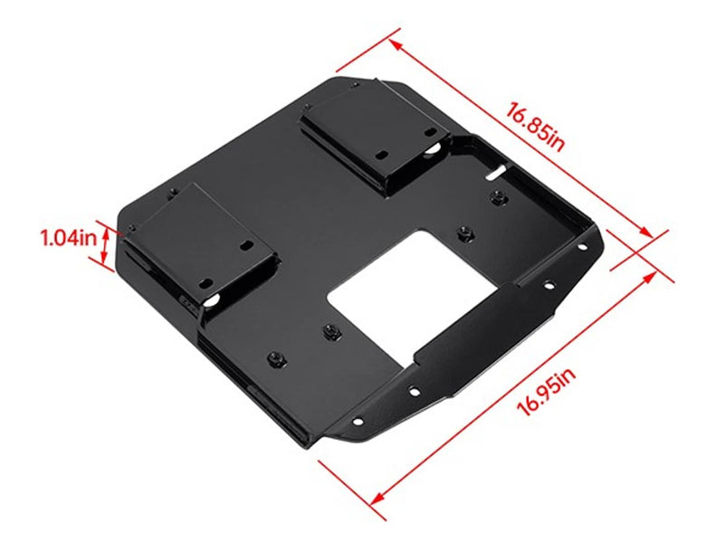DURAFORCE Spare Tire Carrier Relocation Bracket No Drilling for Jeep Wrangler JL 2018-2026