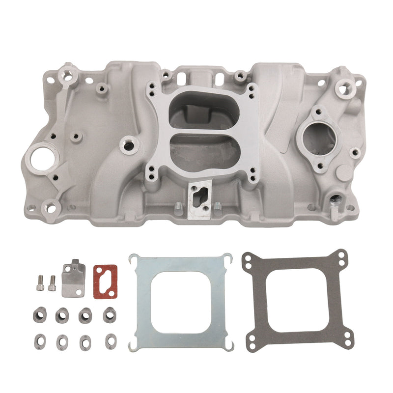 262-400 Dual Plane Front Intake Manifold for Small Block Chevy SBC 1955-1986