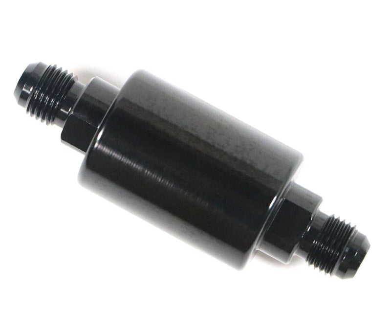 Universal -6AN Inline Fuel Filter High Flow 100 Micron Cleanable AN6 6AN