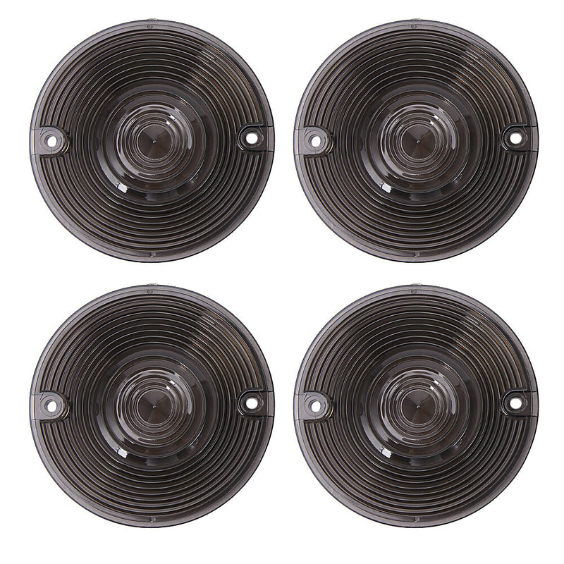 Smoked Turn Signal Light Lens Cover for Harley Touring Road Glide Electra Glide