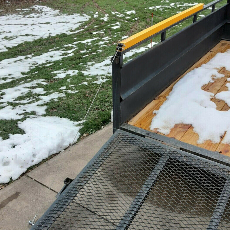 350 lbs Tailgate Utility Trailer Gate Ramp Lift Assist System 2 x 2 x 72 L