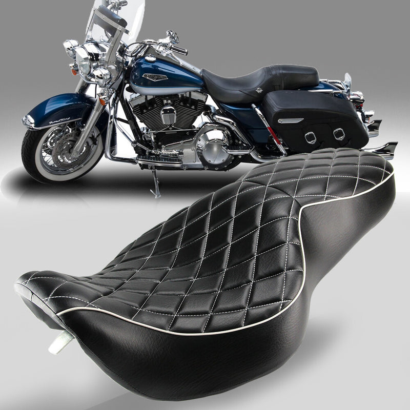 Driver Passenger Two-Up Seat for Harley Touring Road King 1997-2007