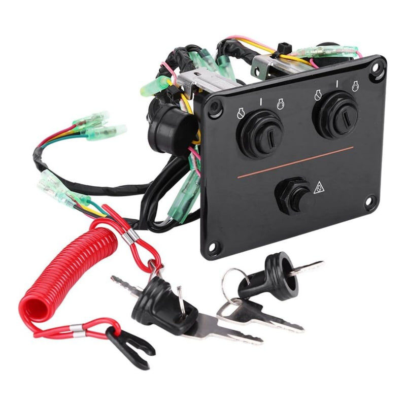 6K1-82570-08 Top Twin Dual Key Switch Assembly Panel for Yamaha 6K1-82570-13-00